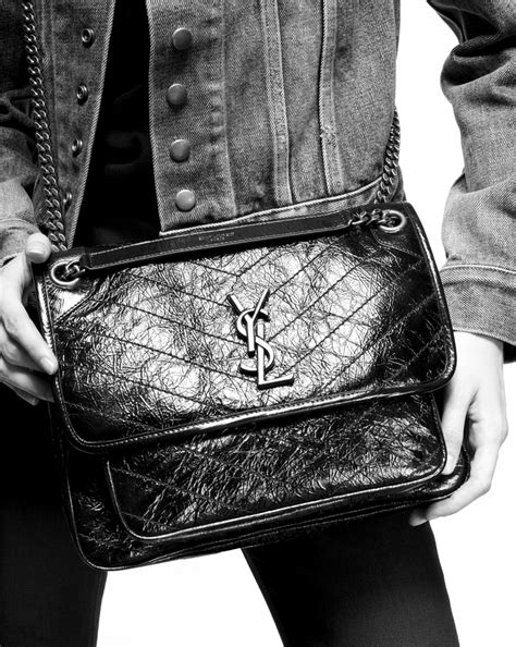 ysl niki leather bag